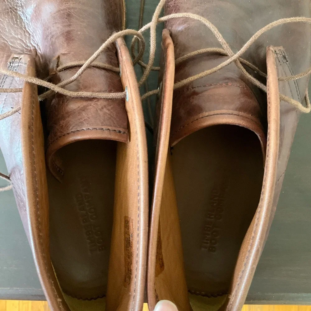 Timberland Boot Company Wodehouse Brown Leather Chukka Boots Size 12